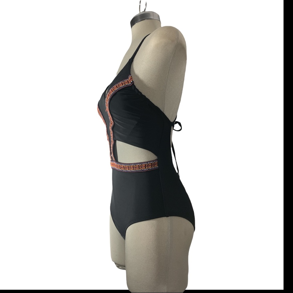 XHILARATION  Black One Piece Swimsuits  Size S